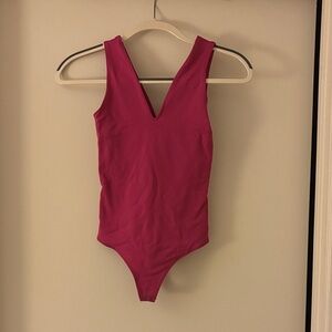 Abercrombie and Fitch hot pink body suit
